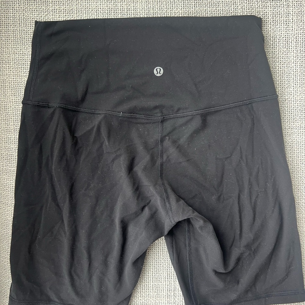 Lululemon 12” biker shorts size 6